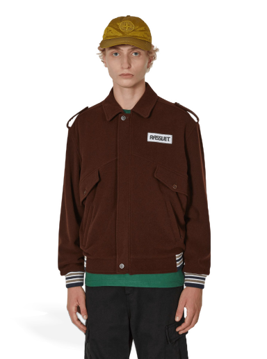 Kabáty PACCBET Painting Harrington Jacket Hnedá | PACC11J005 1