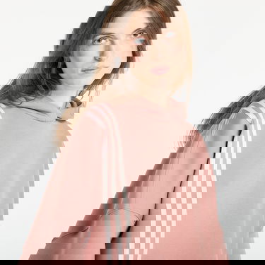 Mikina adidas Performance Off Placed 3-Stripes Cropped Hoodie Ružová | JW3601, 1