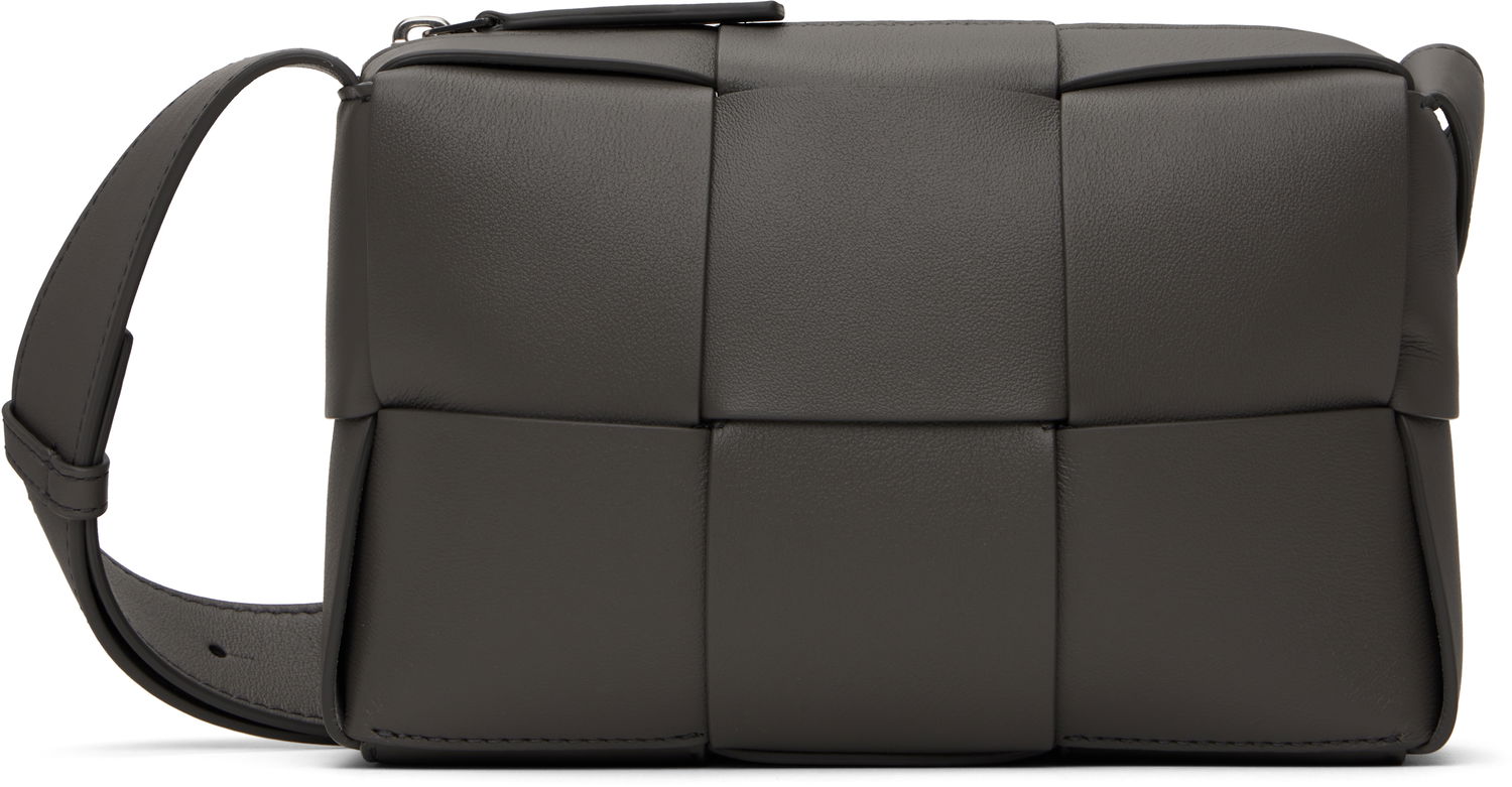 Taška cez rameno Bottega Veneta Bottega Veneta Arco Camera Bag Šedá | 795177V56A11316, 0