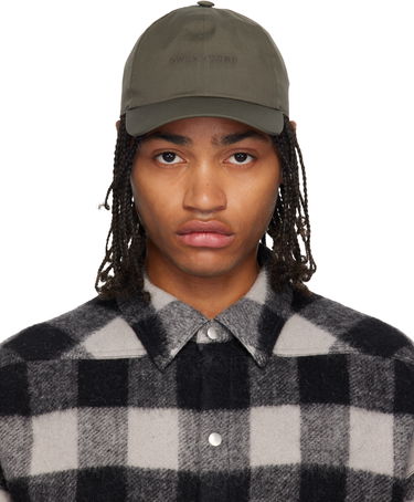 Šiltovka Rick Owens Concordians Owenscorp Embroidered Cap Zelené | RA02E0700 TEEM7, 0