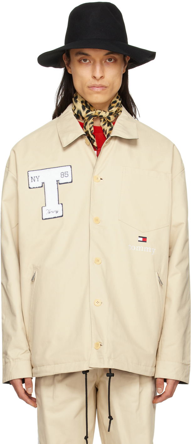 Bunda Tommy Hilfiger Coach Reversible Béžová | DM0DM15985, 0