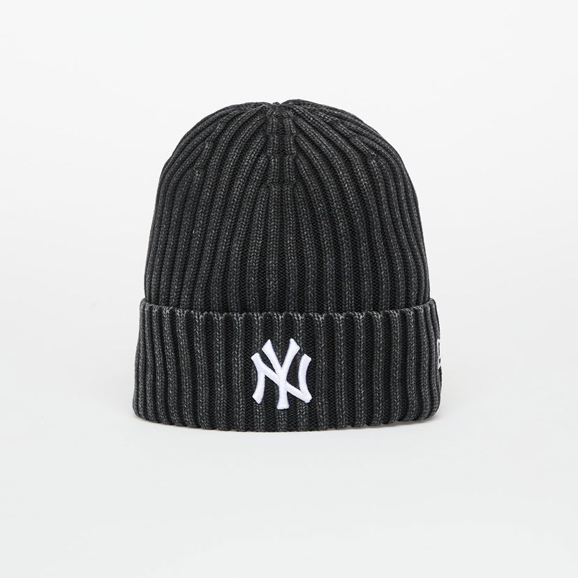 Kulicha New Era MLB New York Yankees Knit Washed Beanie Medium Universal Čierna | 60691189