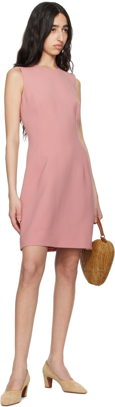 Šaty Dolce & Gabbana Dolce&Gabbana Wool Crepe Fit & Flare Minidress Ružová | F6TMMT FU2L8, 3