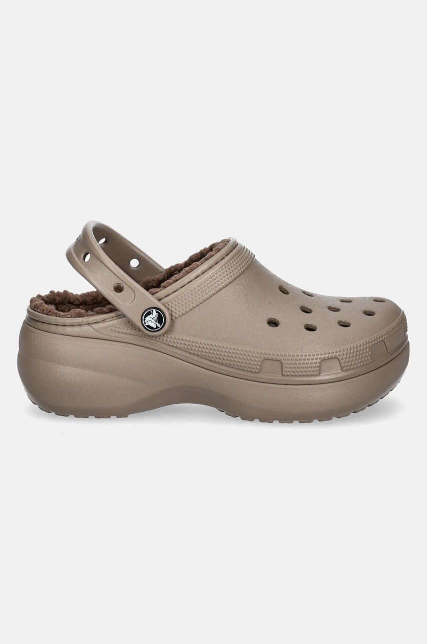 Tenisky a topánky Crocs Classic Platform Lined Clogs Béžová | 207938.196, 1