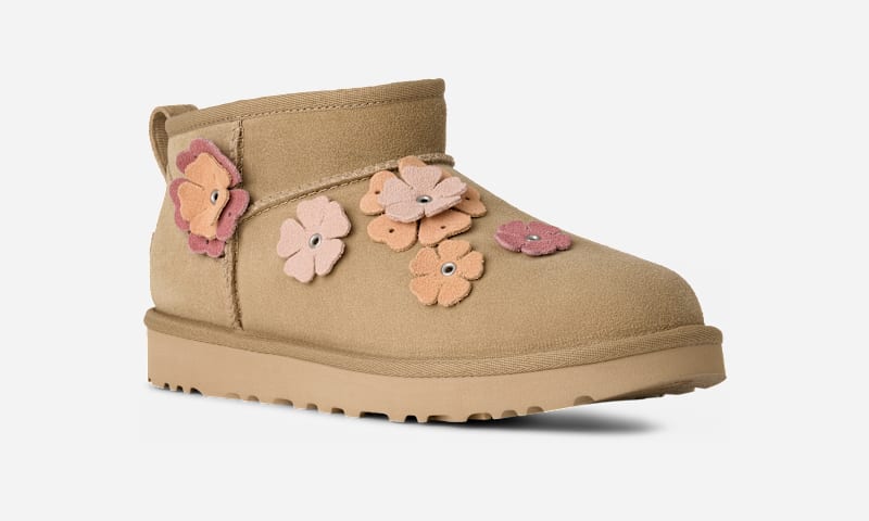 Tenisky a topánky UGG Classic Ultra Mini Fleur Boot Béžová | 1180012-MDSD, 1