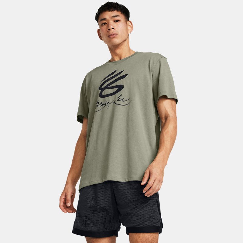 Tričko Under Armour Curry x Bruce Lee Tee 2 Zelené | 1384269-504, 0