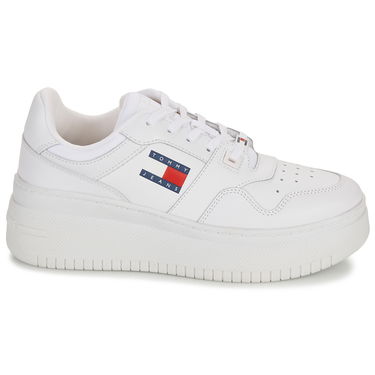 Tenisky a topánky Tommy Hilfiger RETRO BASKET FLATFORM ESS Biela | EN0EN02506-YBS, 1