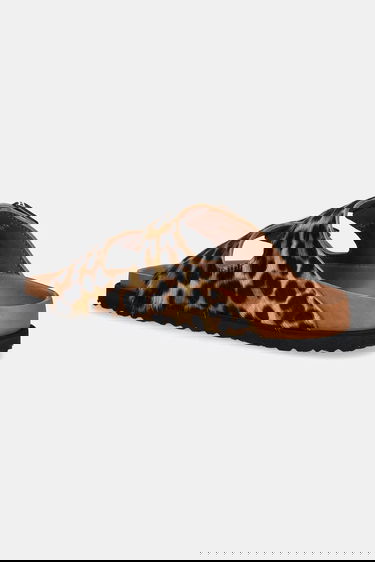 Tenisky a topánky Birkenstock Leopard Print Buckled Sandals 1774 Arizona FUR Hnedá | 1031699, 2