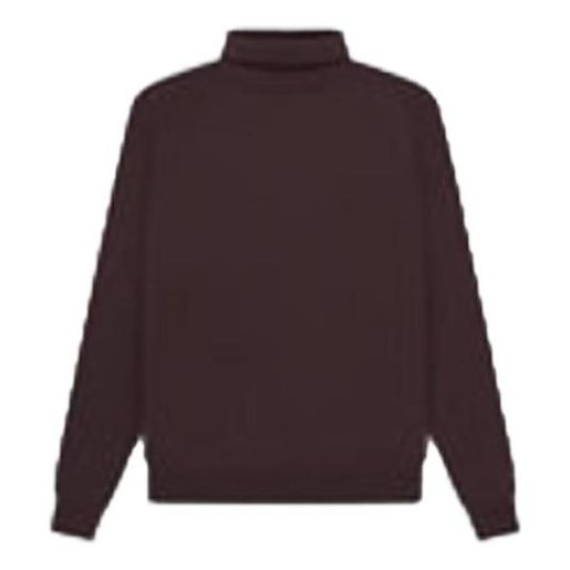 Sveter Fear of God Fear of God Essentials Knit Turtleneck Sweater Hnedá | FOG-SS23-017