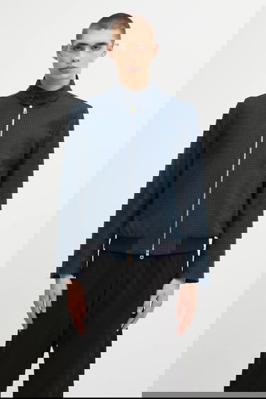 Bomber bunda Paul Smith Paul Smith Houndstooth Bomber Jacket Modrá | M1R.603Z.T02808, 0