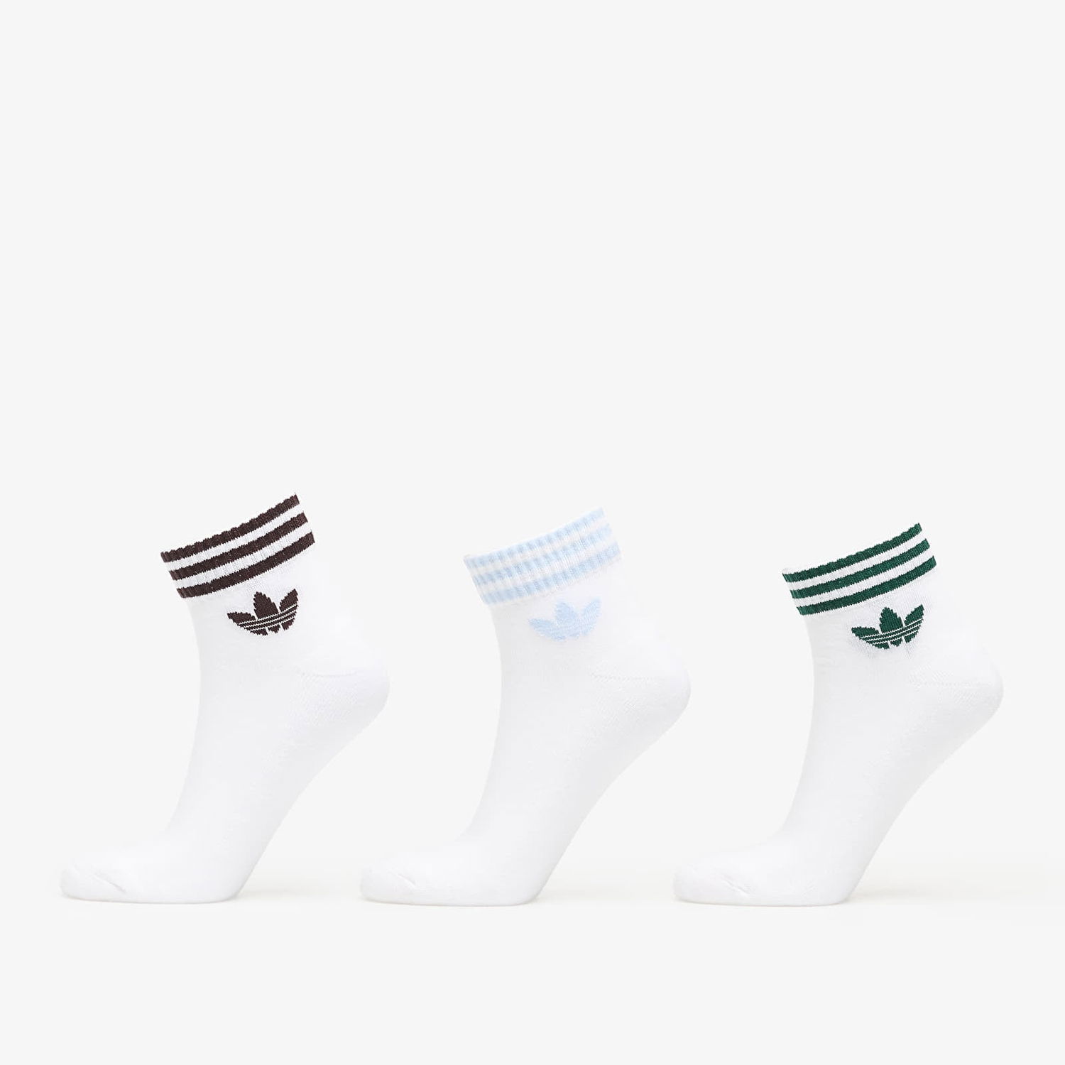 Ponožky adidas Originals Ankle Socks 3-Pack Biela | KH0460, 0