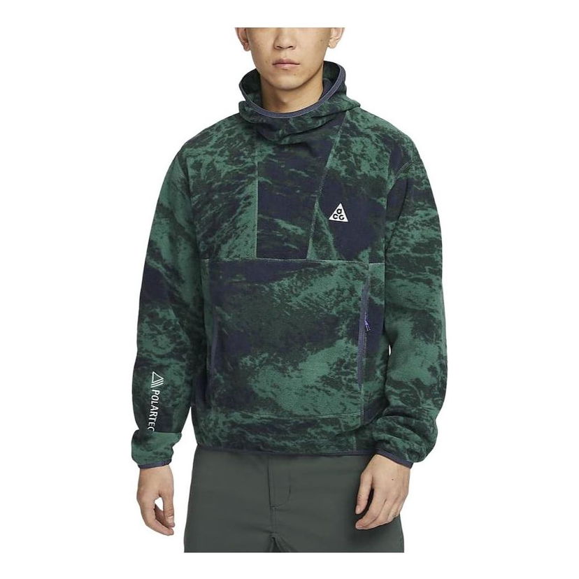 Mikina Nike ACG ACG Wolf Tree All Over Print Hoodie Zelené | FN2454-361