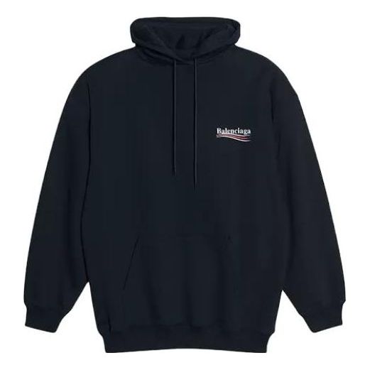 Mikina Balenciaga Political Campaign Oversized Hoodie Čierna | 620947TKVI91070, 0
