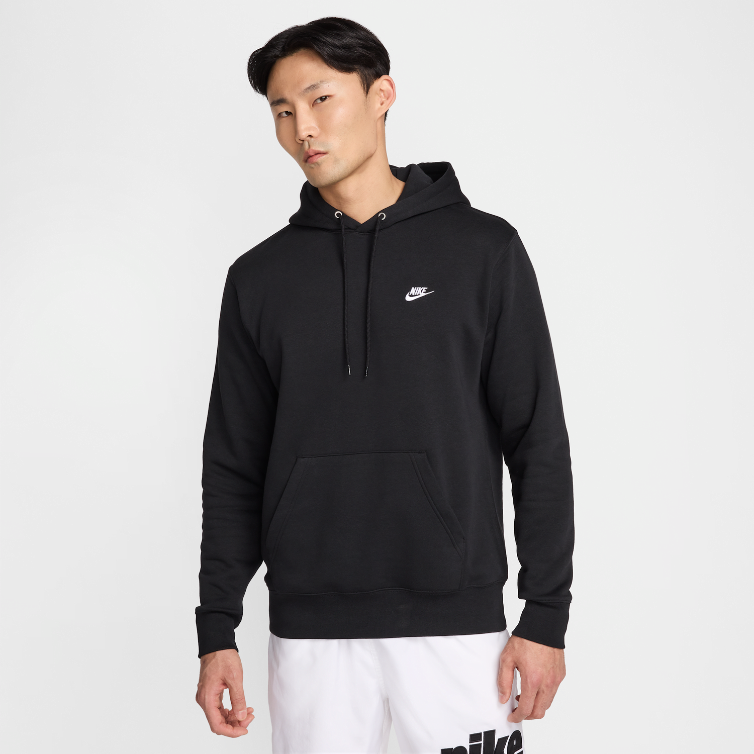 Mikina Nike Nike Club Fleece Hoodie Čierna | FN3859-010, 1