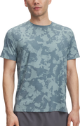 LAUNCH ELITE Camo Print Performance Short Sleeve T-Shirt