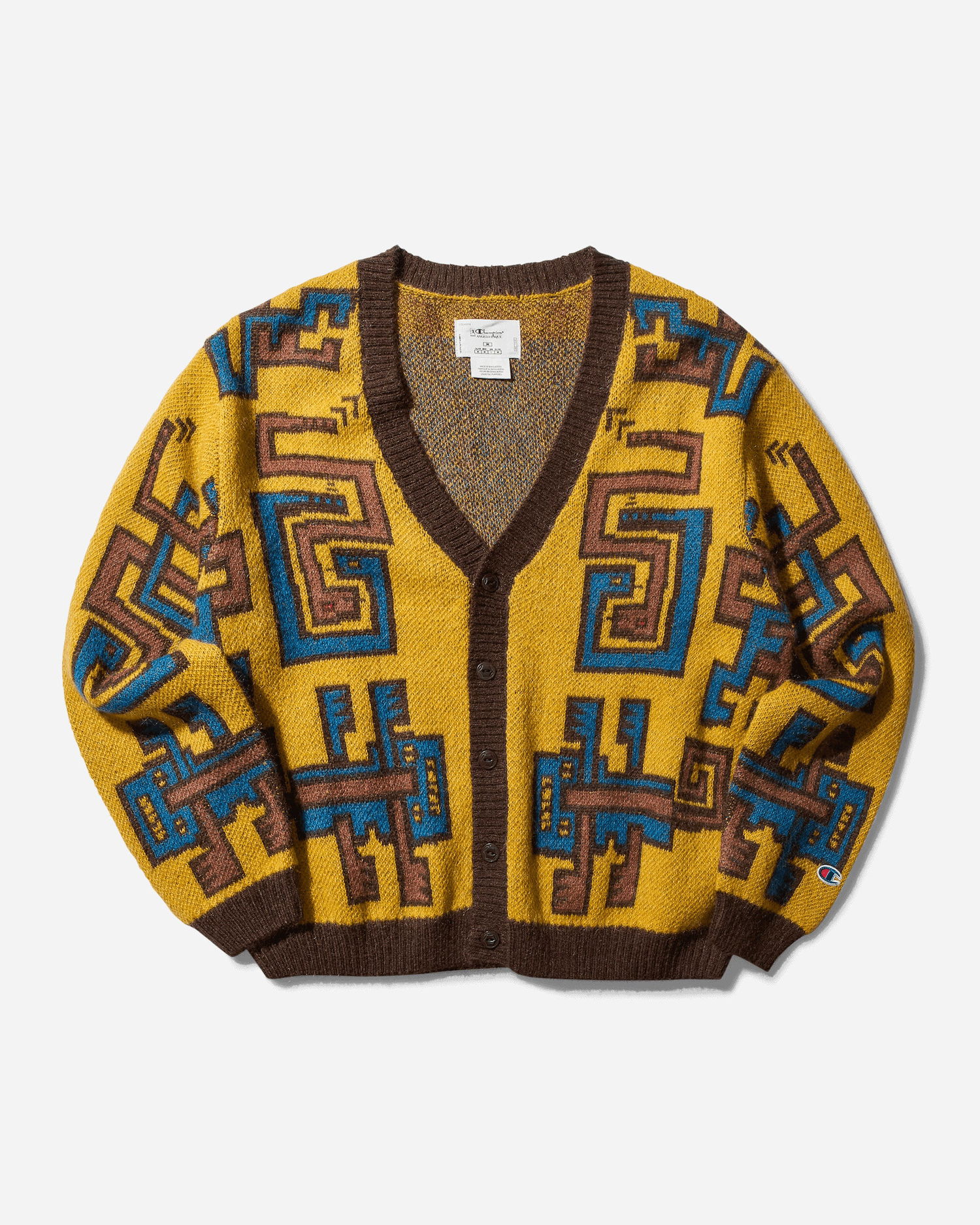 Sveter Champion Angelo Baque Cusco Cardigan Žltá | GP204454 XAM4V, 0
