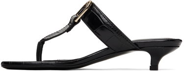 Doplnky TOTEME TOTEME 'The Belted Croco' Heeled Sandals Čierna | 242-WAS2043-LE0023, 2