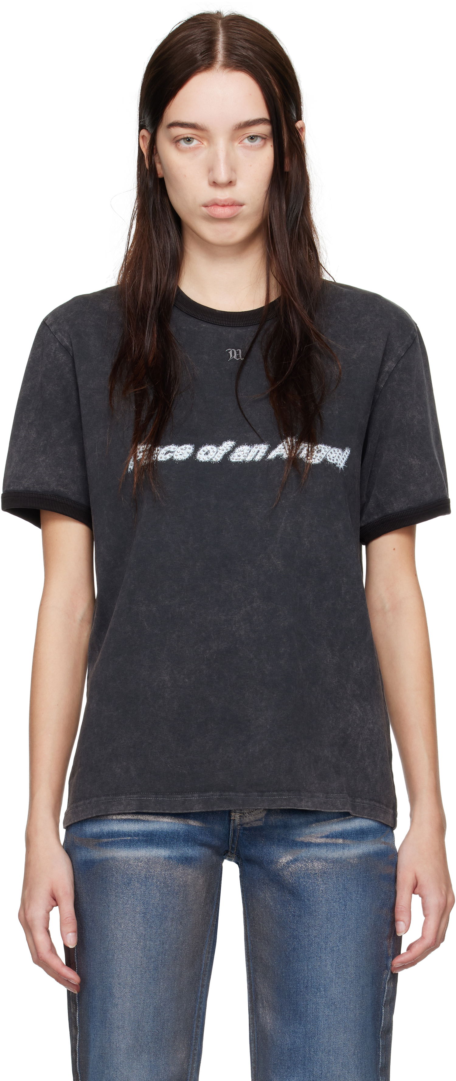 Tričko MISBHV 'Face Of An Angel' T-shirt Čierna | 241M103, 0