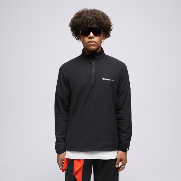Mikina Champion Fleece Half Zip Top Hoodie Čierna | 216695KK001, 0