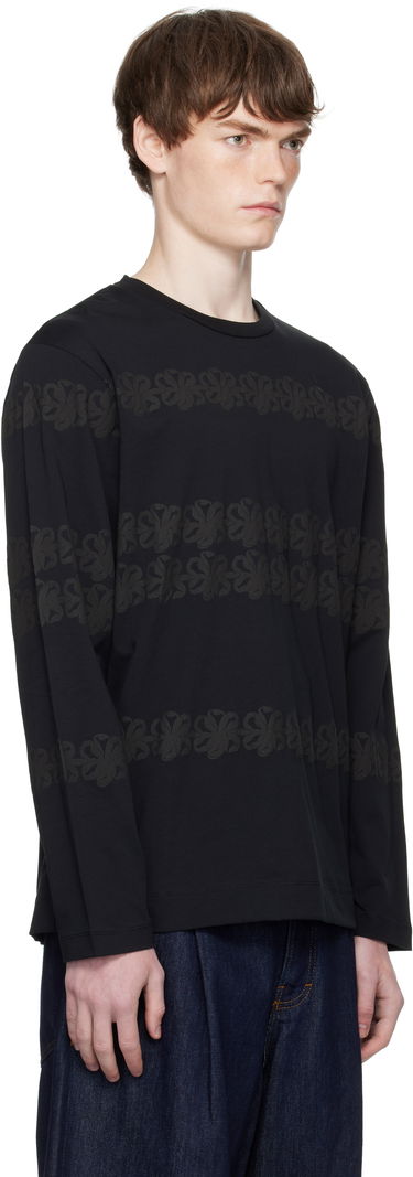 Tričko Simone Rocha Simone Rocha Daisy Chain Print Long Sleeve T-shirt Modrá | 5194P47P48-M 0569, 4