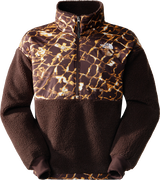 HalfZip Animal Print Fleece Sweatshirt