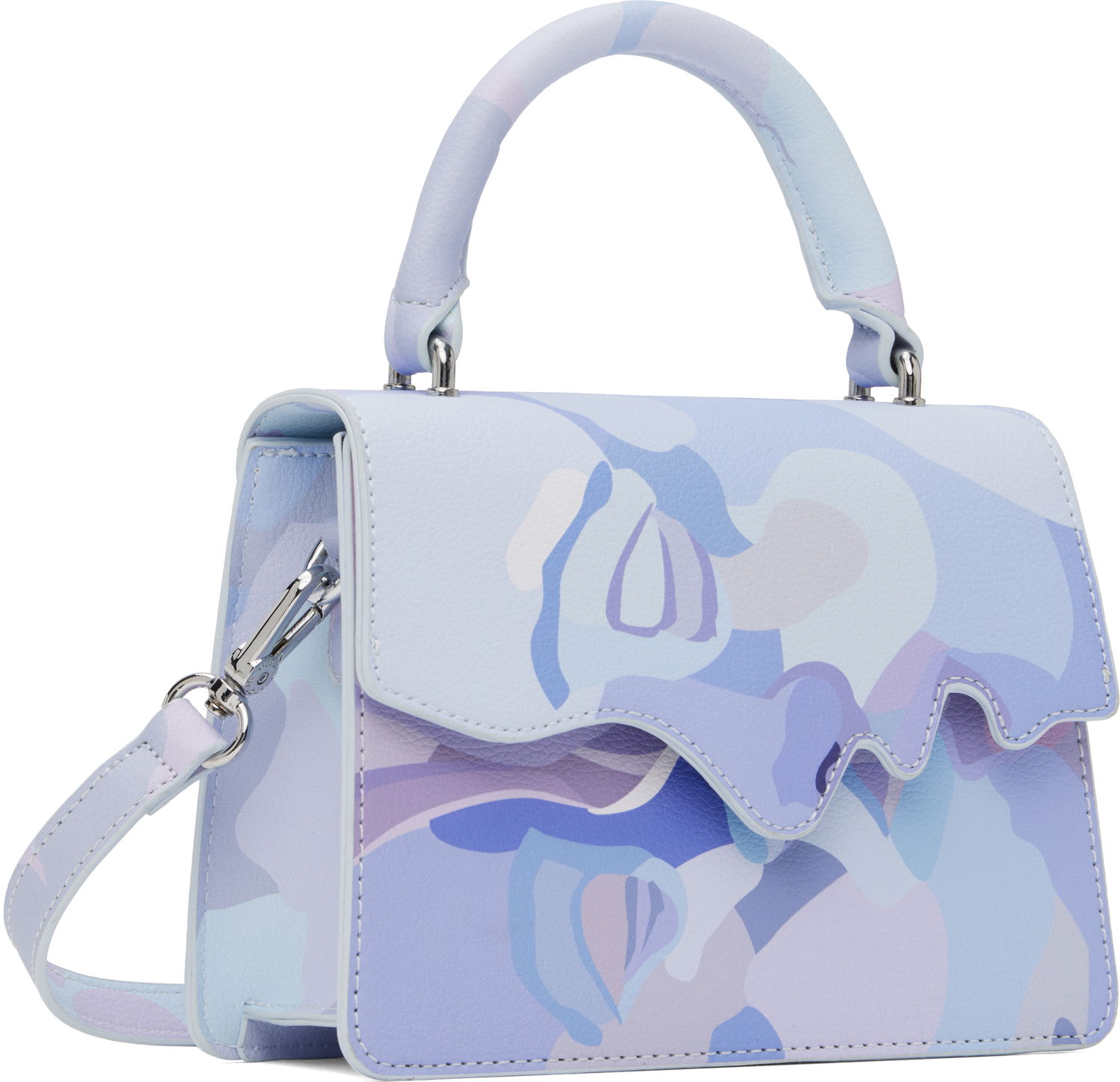 Taška cez rameno KidSuper KidSuper Kissing Shoulder Bag Modrá | Kissing Bag [Baby Blue], 1