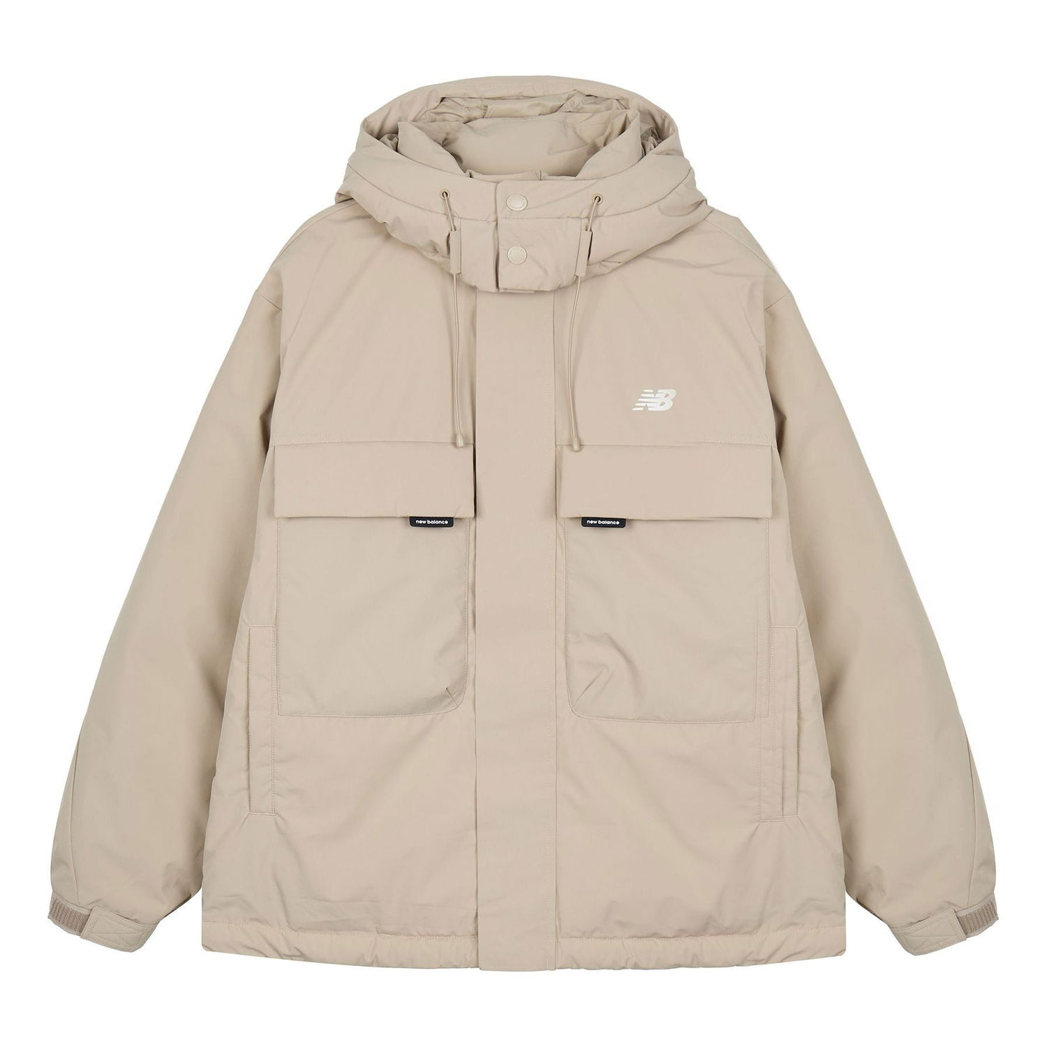 Parka New Balance Lifestyle Down Jacket Béžová | AMJ34317-SOT, 0