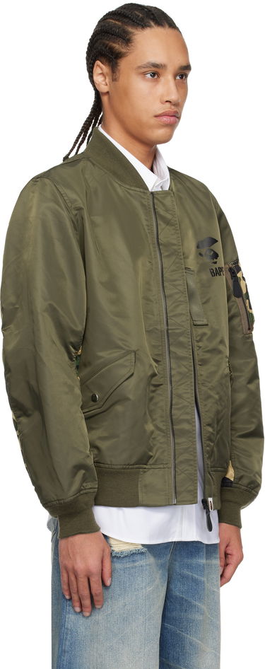 Bomber bunda BAPE A Bathing Ape 1st Camo Bomber Jacket Čierna | 001LJK801006M, 4