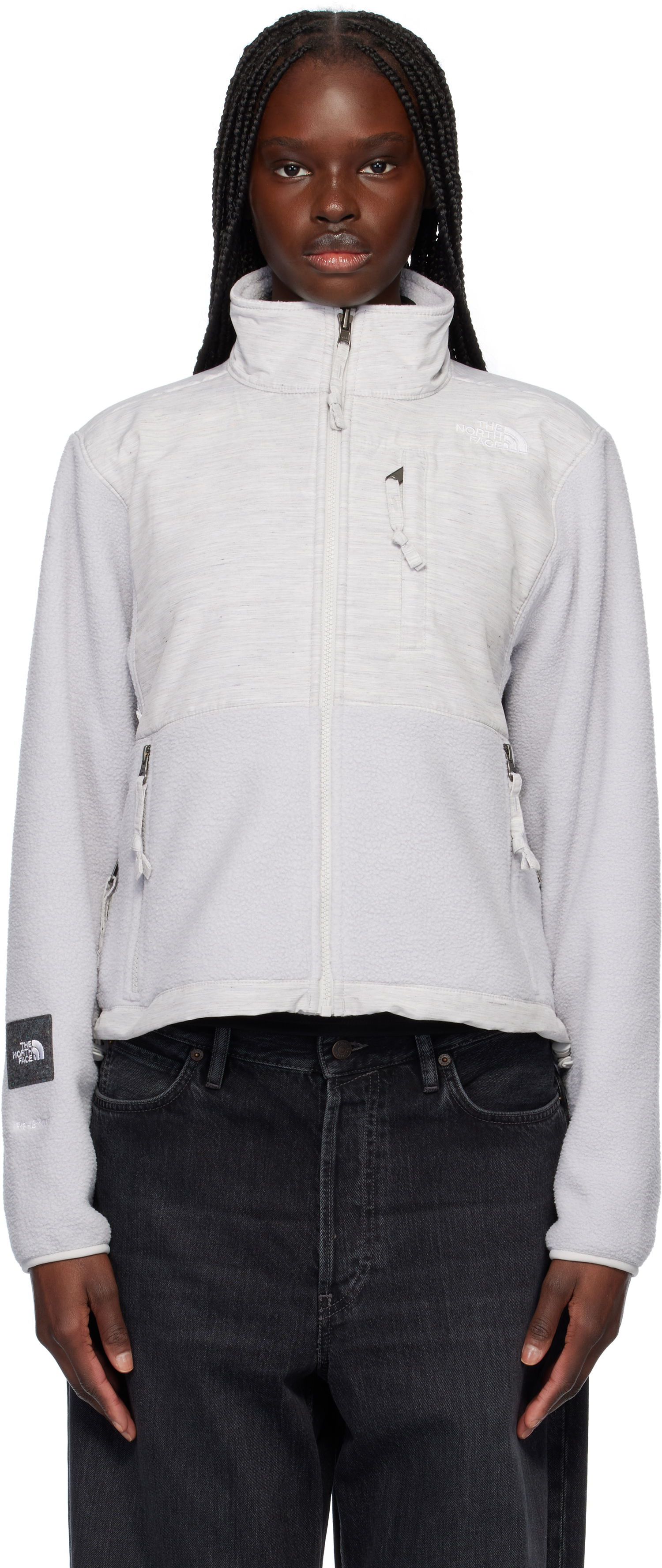 Mikina The North Face Re-Grind Denali Fleece Jacket Šedá | NF0A8B8D, 0