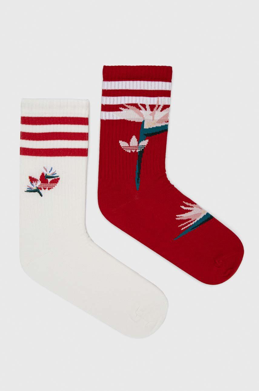 Ponožky adidas Originals X Thebe Magugu Socks Červená | HK0354, 0