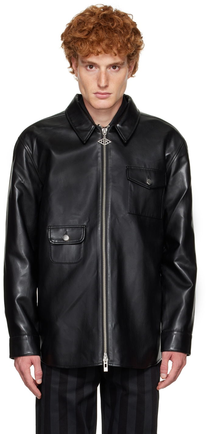 Košeľa Han Kjøbenhavn Zip Shirt Čierna | M-131596, 0