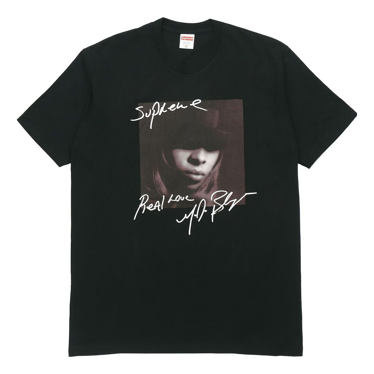 Tričko Supreme Short Sleeve Mary J. Blige Tee With Photo Print Čierna | SUP-FW19-229, 0