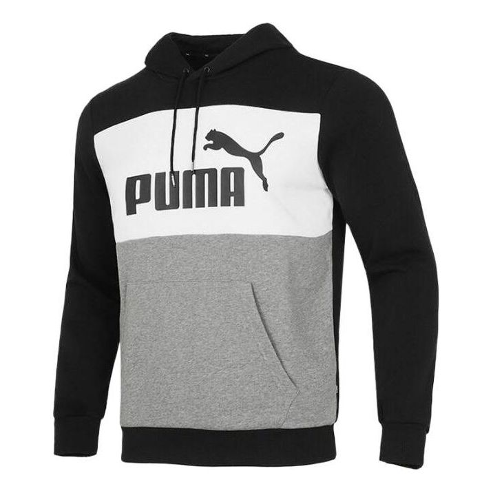 Mikina Puma Puma Knit Hooded Pullover Čierna | 849542-01