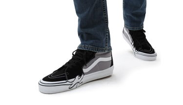 Tenisky a topánky Vans SK8-Hi Flame Šedá | VN0005UJBGF, 5