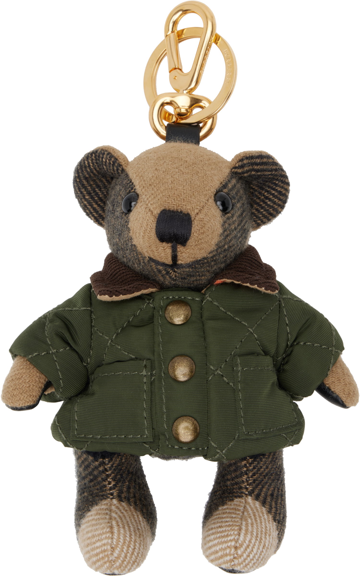 Kľúčenka Burberry Thomas Bear Check Quilted Jacket Charm Keychain Rôznofarebný | 8120170, 0
