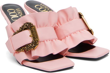Starostlivosť o obuv Versace Versace Jeans Couture Baroque Buckle Emily Mules Ružová | E78VA3S70_E71570, 3