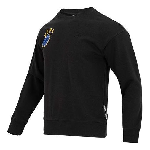 Sveter Puma Team Graphic Crewneck Sweatshirt Čierna | 622275-01, 0