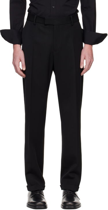 Nohavice Dolce & Gabbana Dolce&Gabbana Virgin Wool Dress Trousers Čierna | GP0B8TFU208, 0
