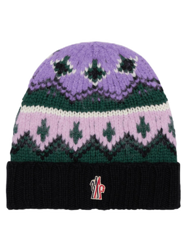 Kulicha Moncler Jacquard Wool and Alpaca Beanie Fialová | 3B00019M2865 876