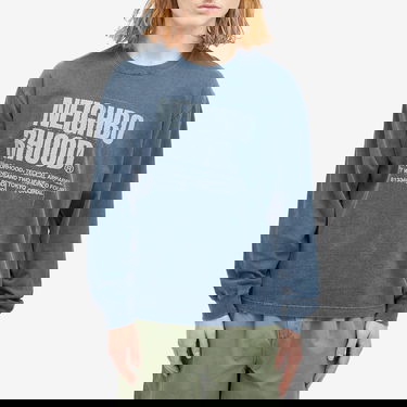 Tričko Neighborhood LS-11 Long Sleeve T-Shirt Modrá | 242PCNH-LT11-NVY, 2