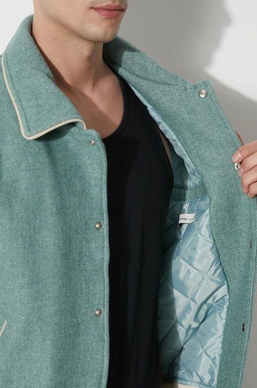 Bomber bunda Filling Pieces Filling Pieces Wool Varsity Jacket Zelené | 78616981033, 7