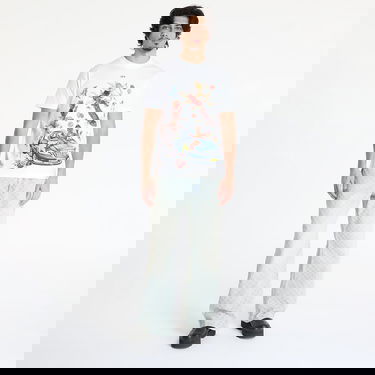 Tričko Off-White Off-White Fresco Car Slim Fit Short Sleeve T-Shirt Biela | OMAA027S25JER0030110, 4