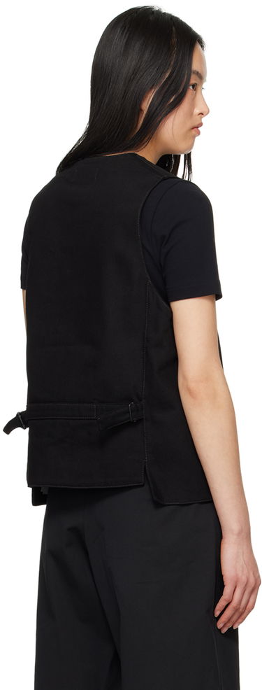 Vesta LEMAIRE Lemaire Button Denim Vest Čierna | OW1071 LD1004, 2