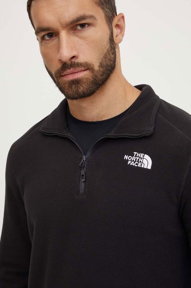 Sveter The North Face 100 Glacier 1/4 Zip Fleece Čierna | NF0A855W4H01, 0