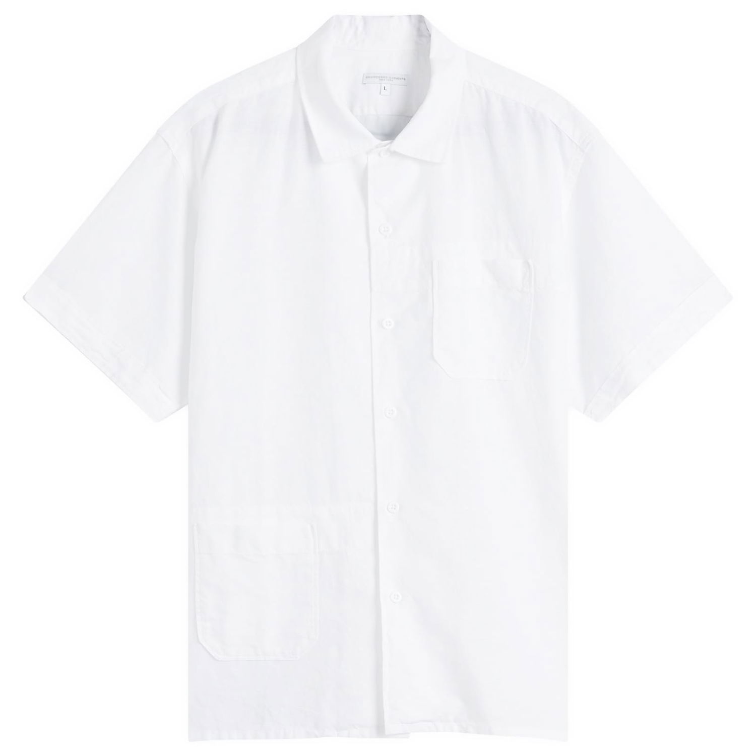 Košeľa Engineered Garments Engineered Garments Camp Shirt Handkerchief Linen, Size L Biela | QT017-RK298, 1