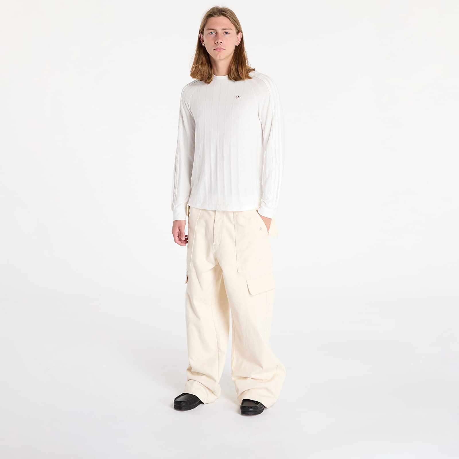 Clot x Rib Long Sleeve Tee Core White/ Core White