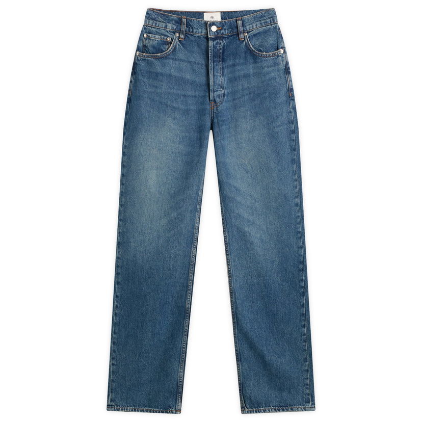 Džínsy Anine Bing Gavin Long Jeans Modrá | A-06-11480-WHD53
