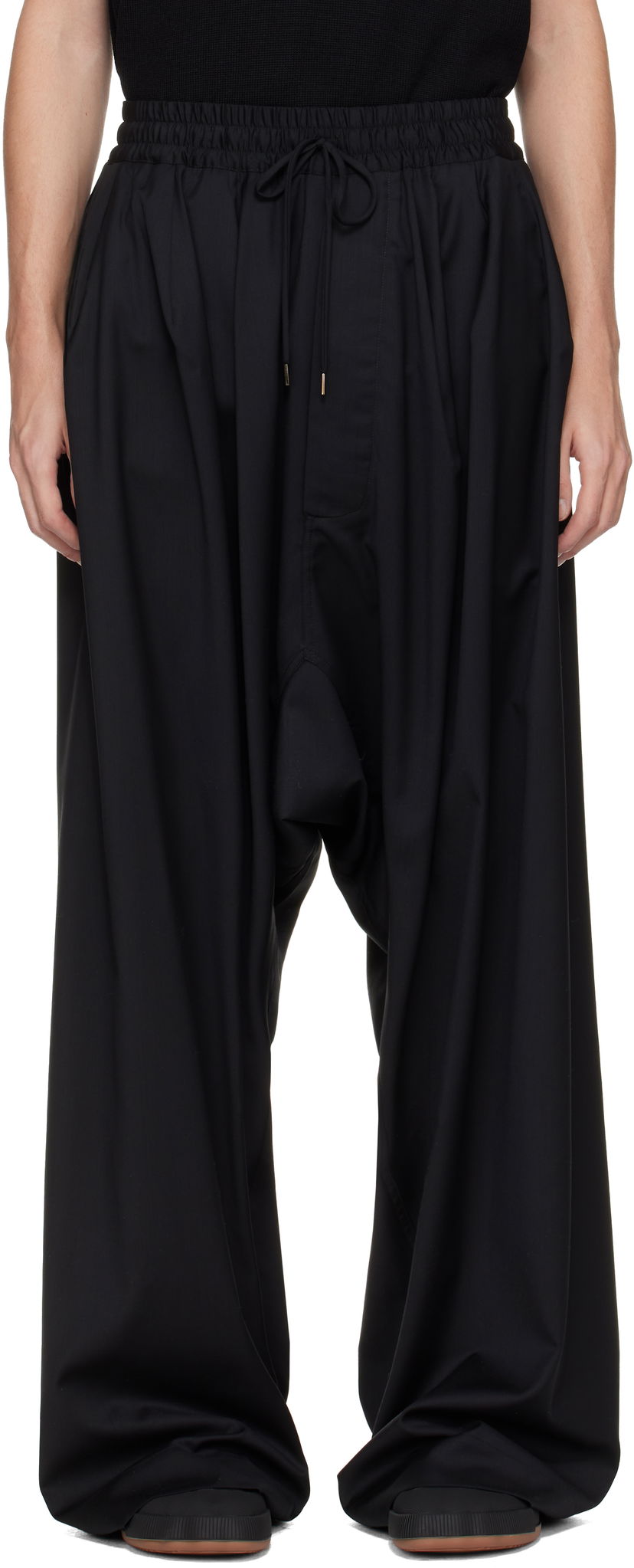 Nohavice Vivienne Westwood Vivienne Westwood Drawstring Balloon Trousers Čierna | 2F01001M-W01A2-