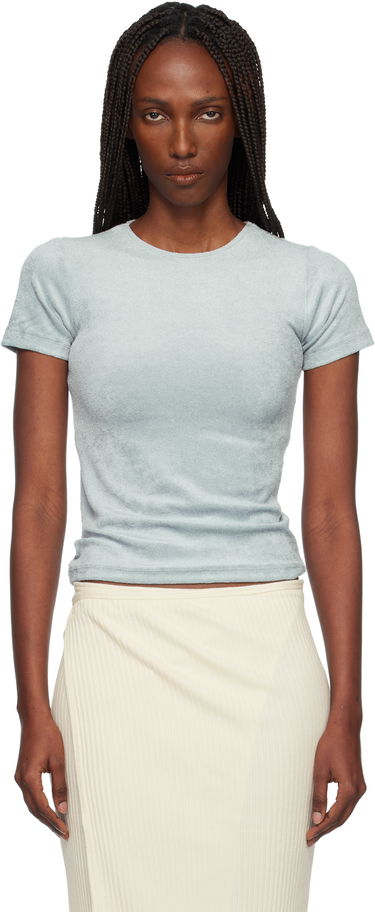 Tričko Baserange Omo Terry Short-Sleeve T-shirt Modrá | TTOT-VE-WI25, 0