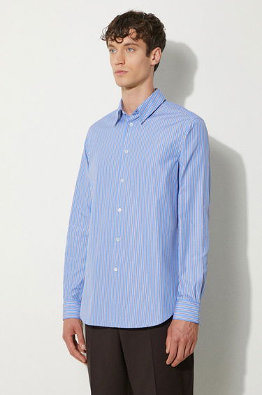 Košeľa Paul Smith Paul Smith Regular Fit Striped Cotton Shirt Modrá | M1R.700Y.N02387, 3